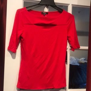 Premise Studio T-Shirt Blue XS NWT Flattering Fit